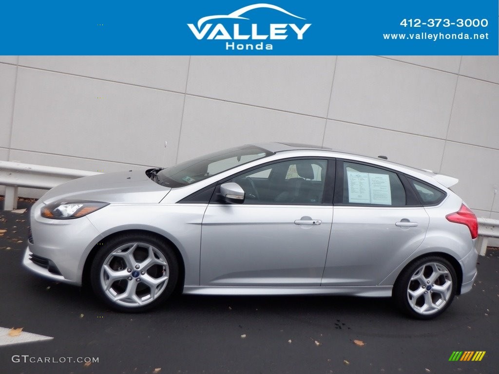 2013 Focus ST Hatchback - Ingot Silver / ST Smoke Storm Recaro Seats photo #2