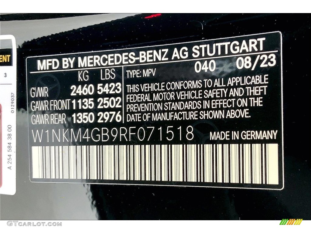 2024 Mercedes-Benz GLC 300 4Matic Coupe Color Code Photos