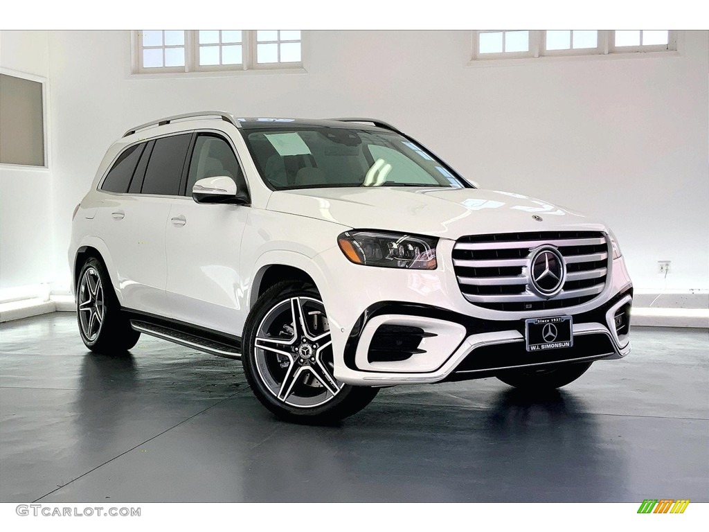 2024 GLS 450 4Matic - Polar White / Macchiato Beige photo #12