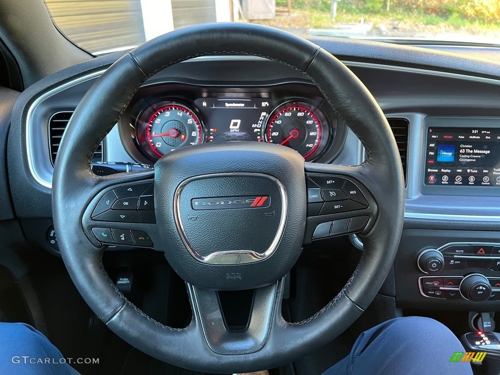 2019 Charger SXT - Triple Nickel / Black photo #18