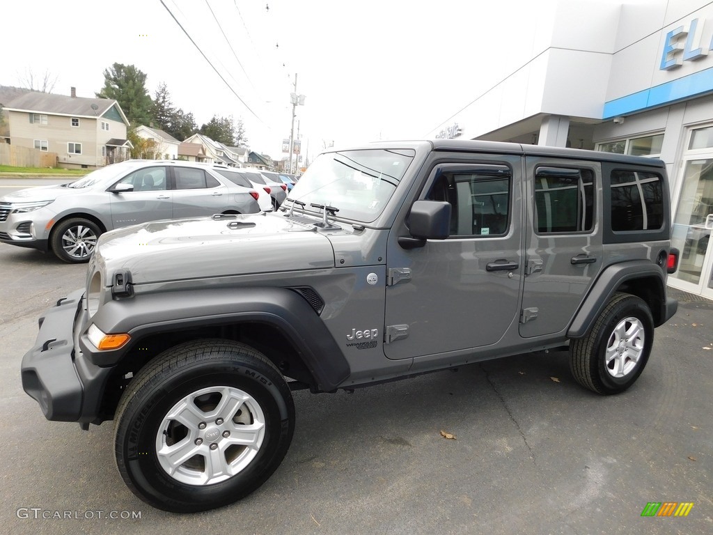 2021 Wrangler Unlimited Sport 4x4 - Sting-Gray / Black photo #1