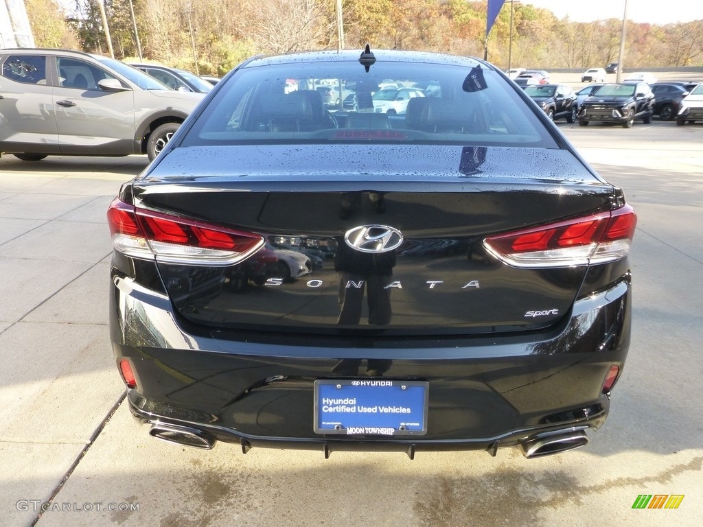 2019 Sonata Sport - Phantom Black / Black photo #3