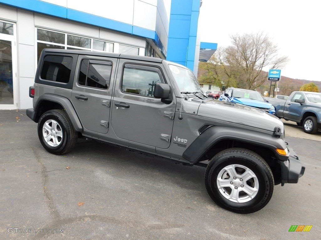 2021 Wrangler Unlimited Sport 4x4 - Sting-Gray / Black photo #5