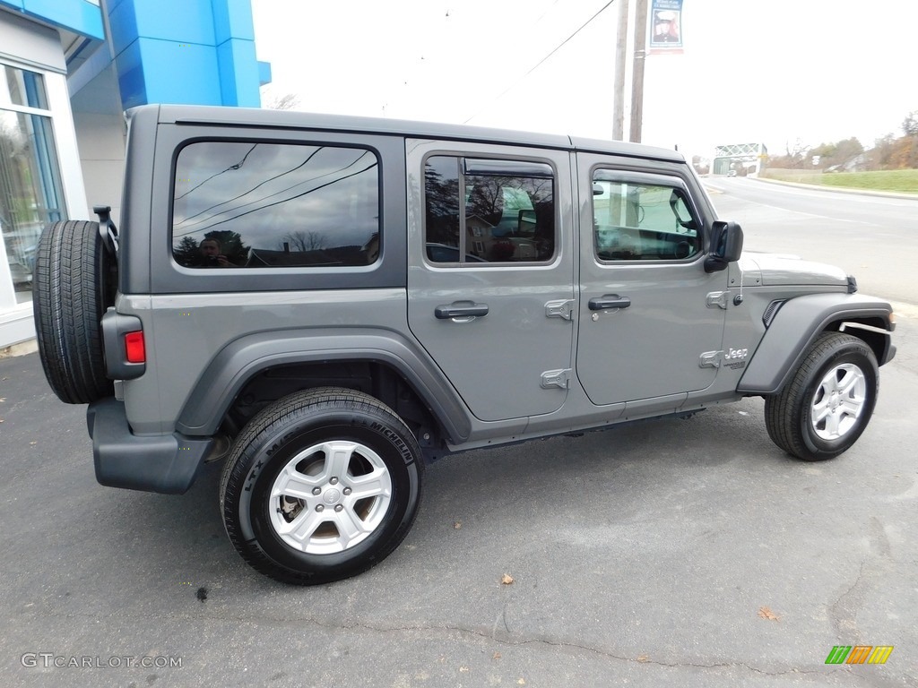 2021 Wrangler Unlimited Sport 4x4 - Sting-Gray / Black photo #7