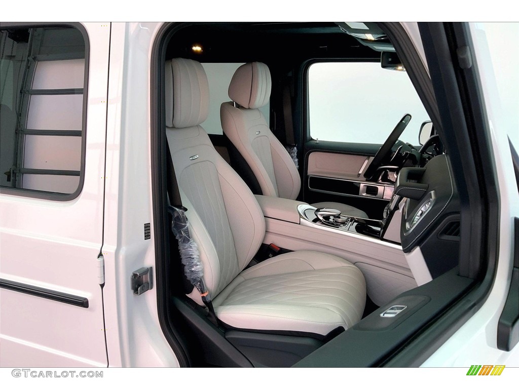 Platinum White/Black Interior 2023 Mercedes-Benz G 63 AMG Photo #146747594
