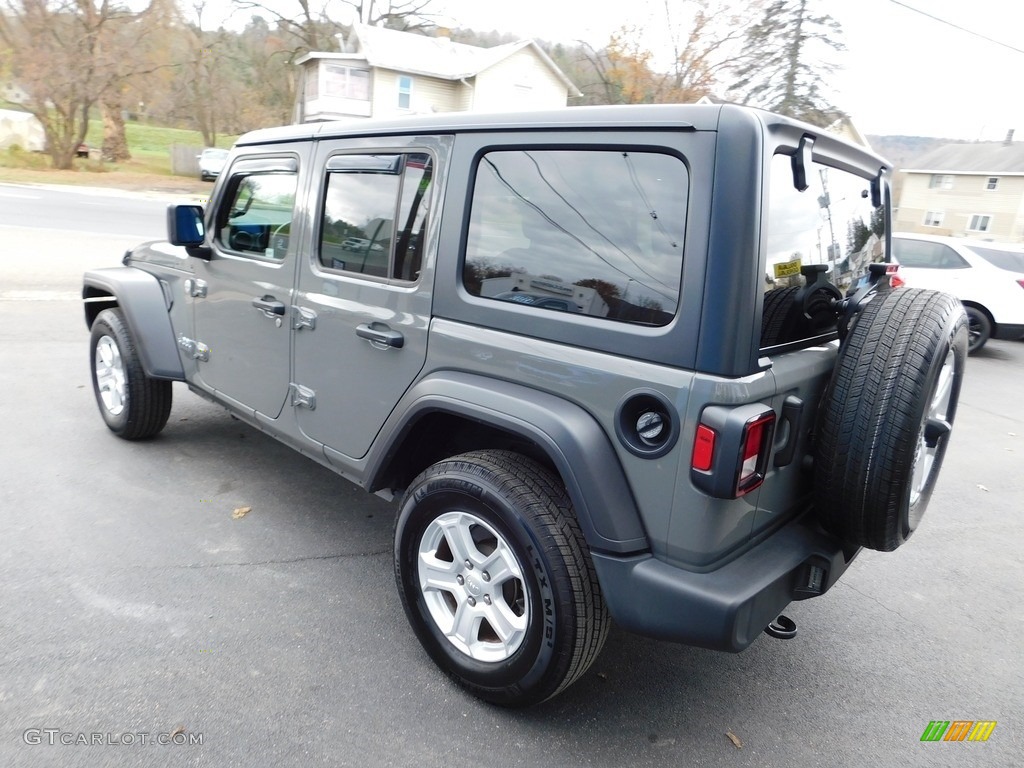 2021 Wrangler Unlimited Sport 4x4 - Sting-Gray / Black photo #10