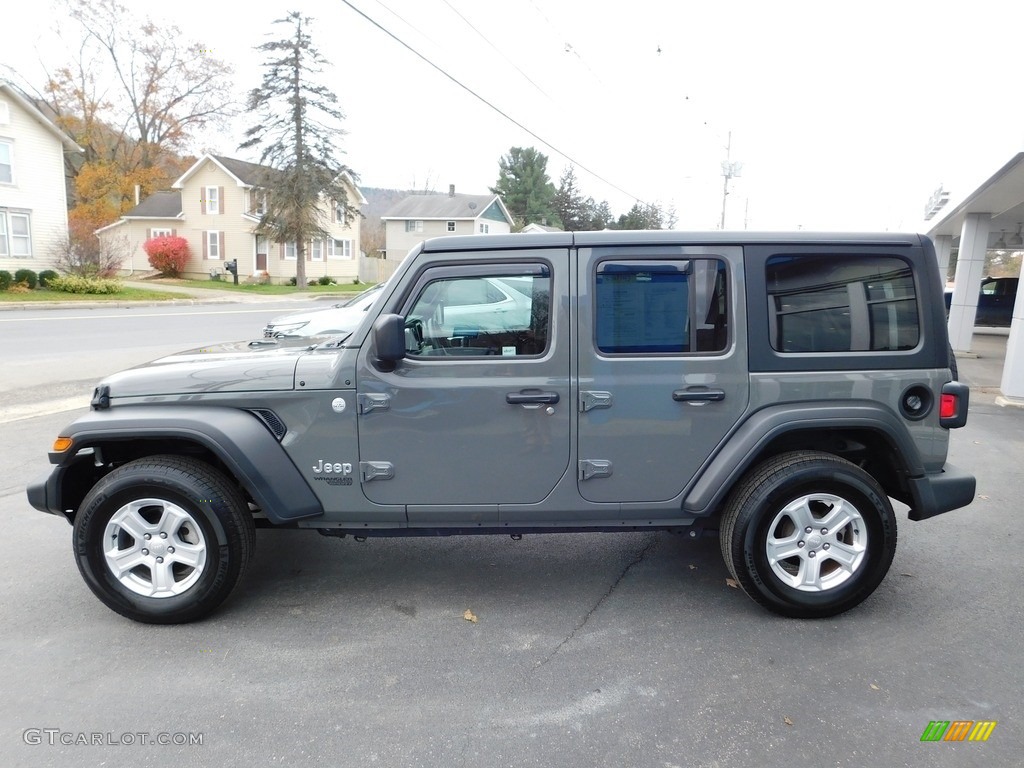 2021 Wrangler Unlimited Sport 4x4 - Sting-Gray / Black photo #11