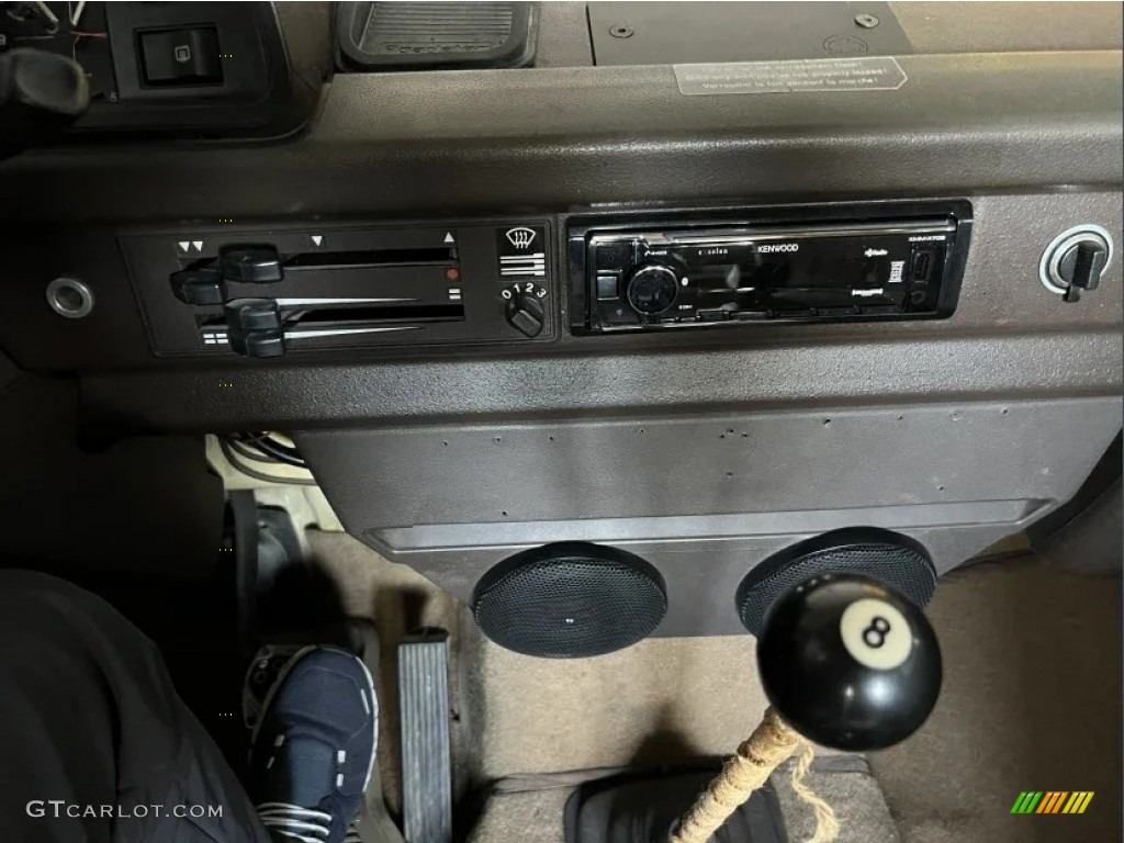1981 Volkswagen Vanagon Camper Brown Dashboard Photo #146747835