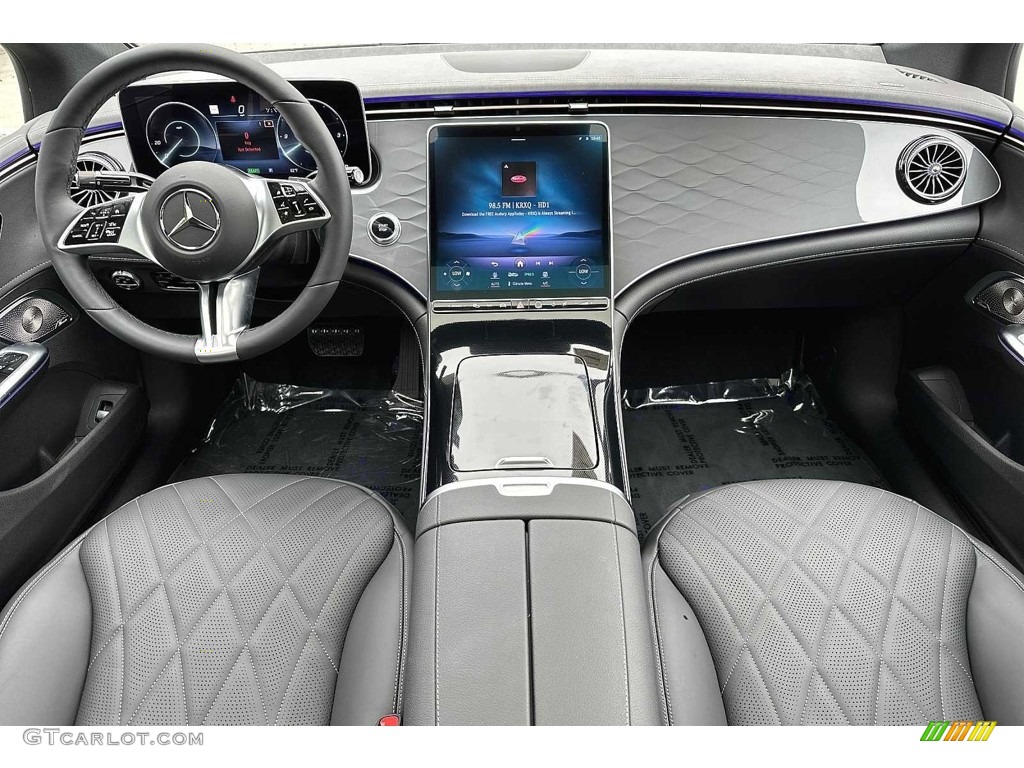 2023 Mercedes-Benz EQE 350+ 4Matic Sedan Black/Space Gray Dashboard Photo #146748086