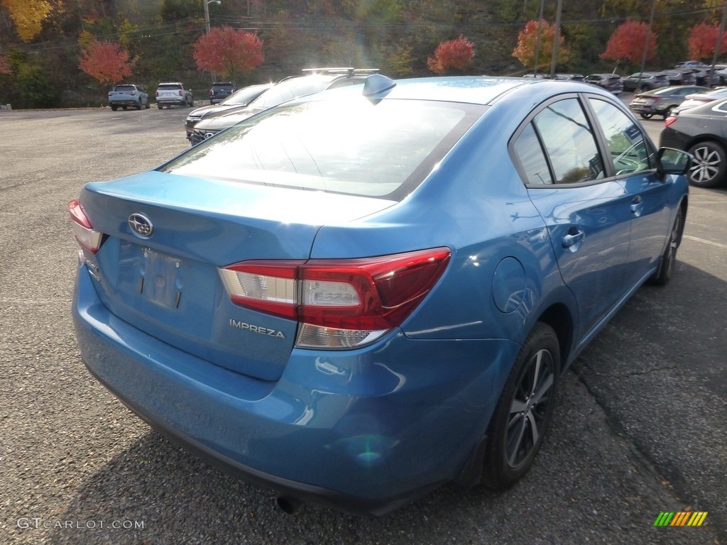 2019 Impreza 2.0i Premium 4-Door - Island Blue Pearl / Black photo #4