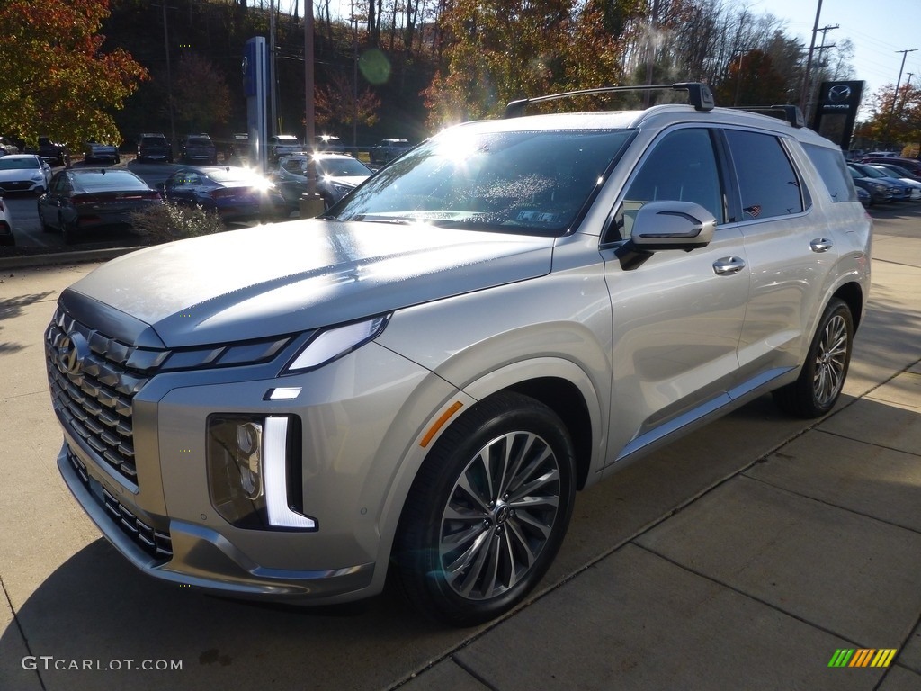 Typhoon Silver 2024 Hyundai Palisade Calligraphy AWD Exterior Photo #146748428