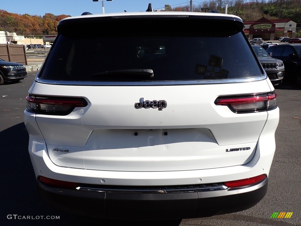 2024 Grand Cherokee L Limited 4x4 - Bright White / Global Black photo #4