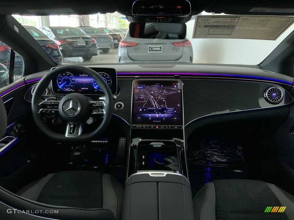 2023 Mercedes-Benz EQE AMG Sedan Black/Space Gray Dashboard Photo #146748629