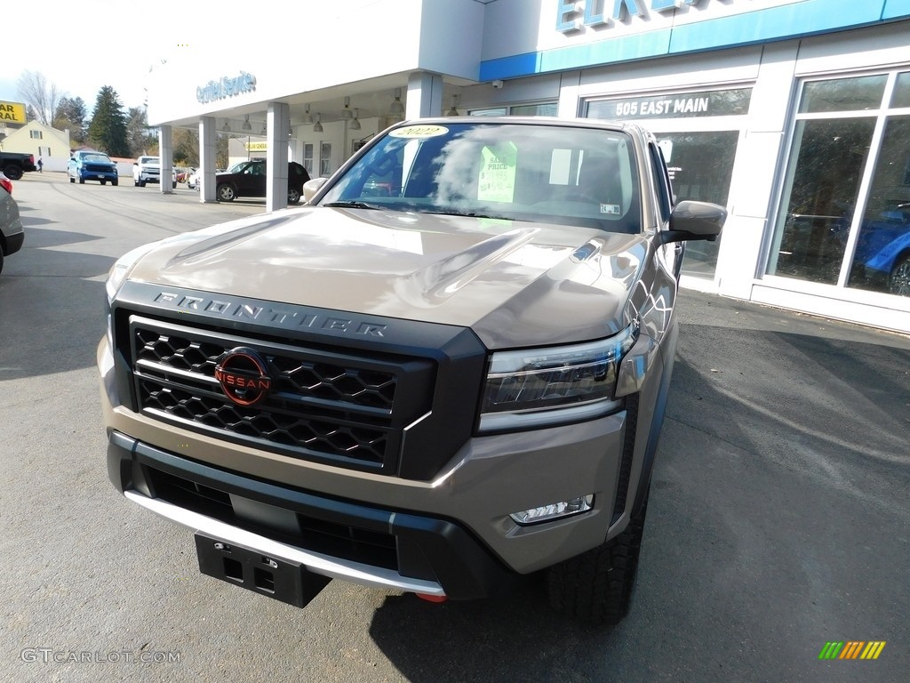 2022 Frontier Pro-4X Crew Cab 4x4 - Baja Storm / Sandstone photo #11