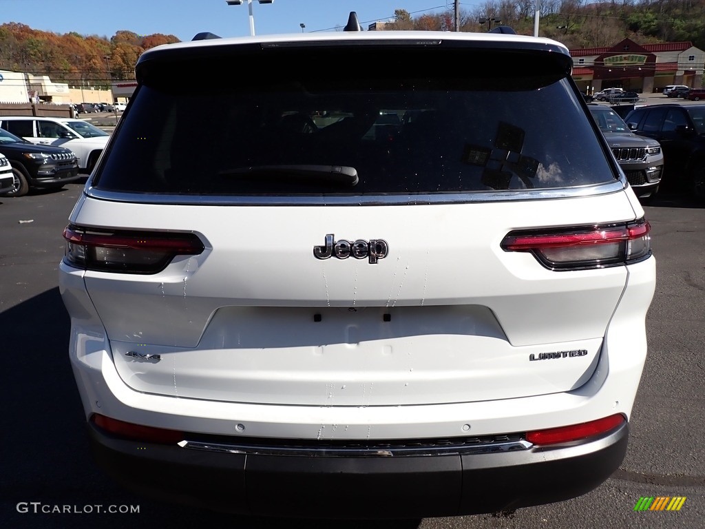 2024 Grand Cherokee L Limited 4x4 - Bright White / Global Black photo #4