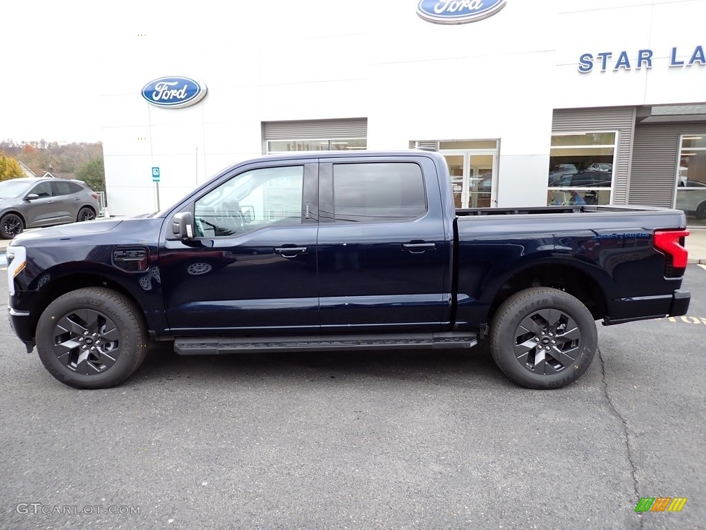 2023 Antimatter Blue Metallic Ford F150 Lightning XLT 4x4 146747430 Photo 2