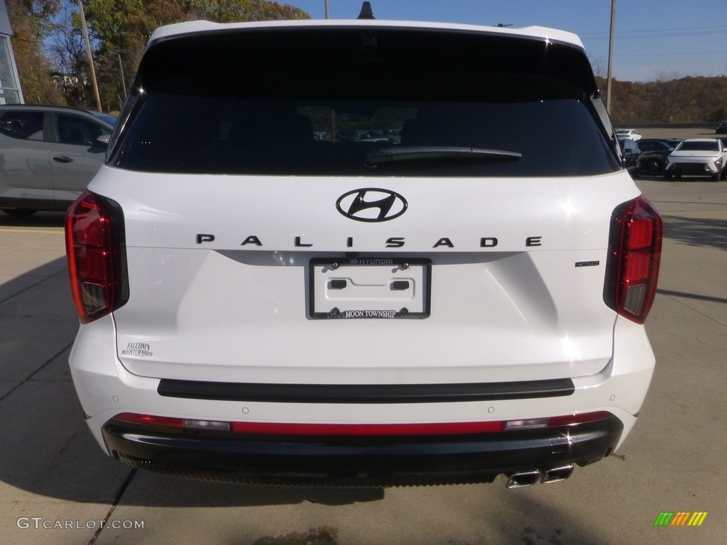 2024 Palisade Calligraphy Night Edition AWD - Hyper White / Black photo #3