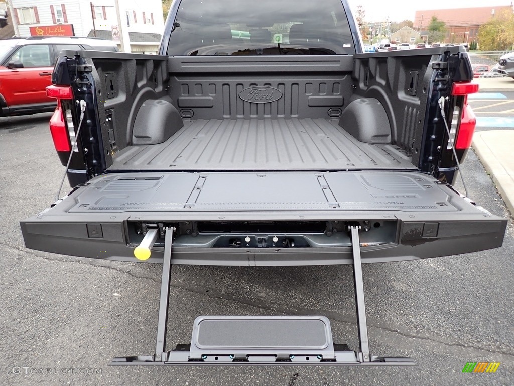 2023 F150 Lightning XLT 4x4 - Antimatter Blue Metallic / Black/Slate Gray photo #6