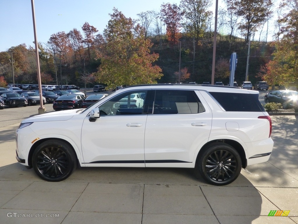 Hyper White 2024 Hyundai Palisade Calligraphy Night Edition AWD Exterior Photo #146749199