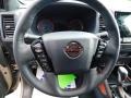 Sandstone 2022 Nissan Frontier Pro-4X Crew Cab 4x4 Steering Wheel