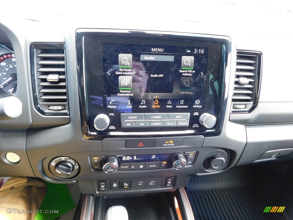 2022 Nissan Frontier Pro-4X Crew Cab 4x4 Controls Photo #146749505