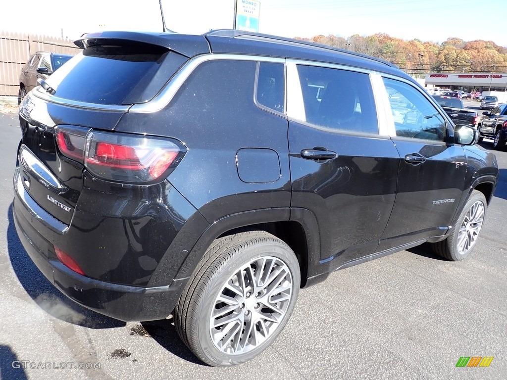 2023 Compass Limited 4x4 - Diamond Black Crystal Pearl / Black photo #6