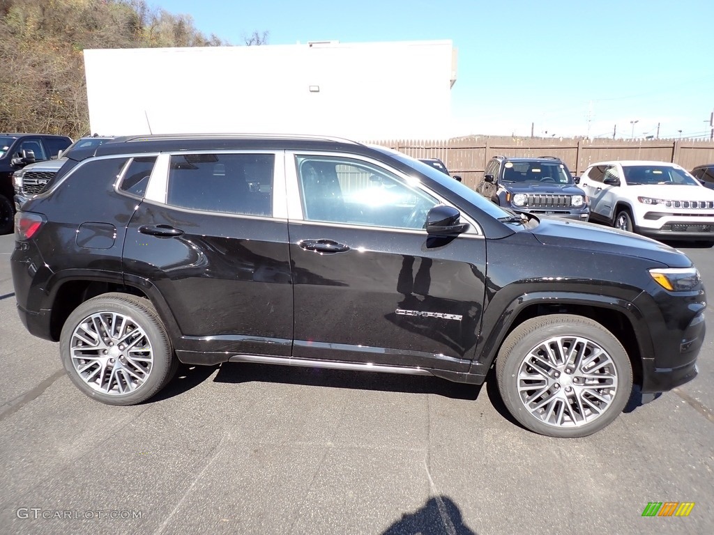 2023 Compass Limited 4x4 - Diamond Black Crystal Pearl / Black photo #7