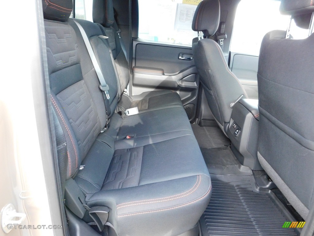2022 Nissan Frontier Pro-4X Crew Cab 4x4 Rear Seat Photo #146749825