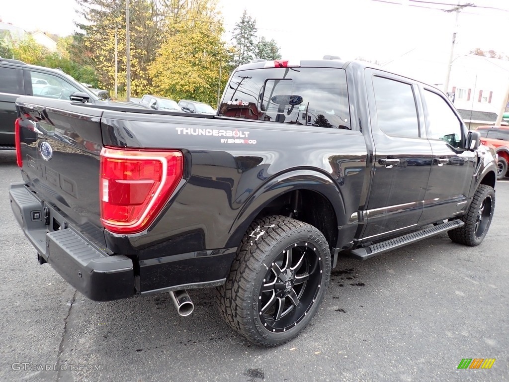 Agate Black Metallic 2023 Ford F150 Sherrod XLT SuperCrew 4x4 Exterior Photo #146750075