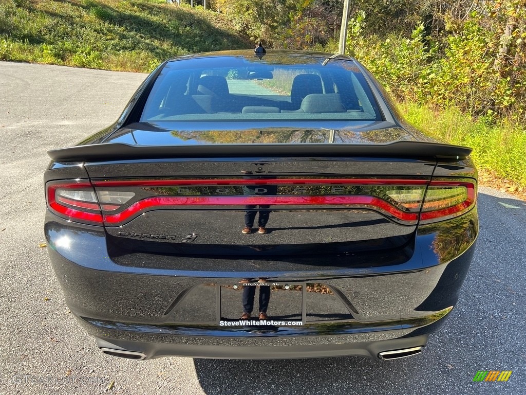 2023 Charger SXT AWD Blacktop - Pitch Black / Black photo #7