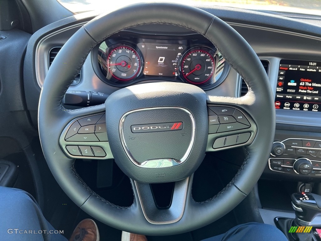 2023 Charger SXT AWD Blacktop - Pitch Black / Black photo #19