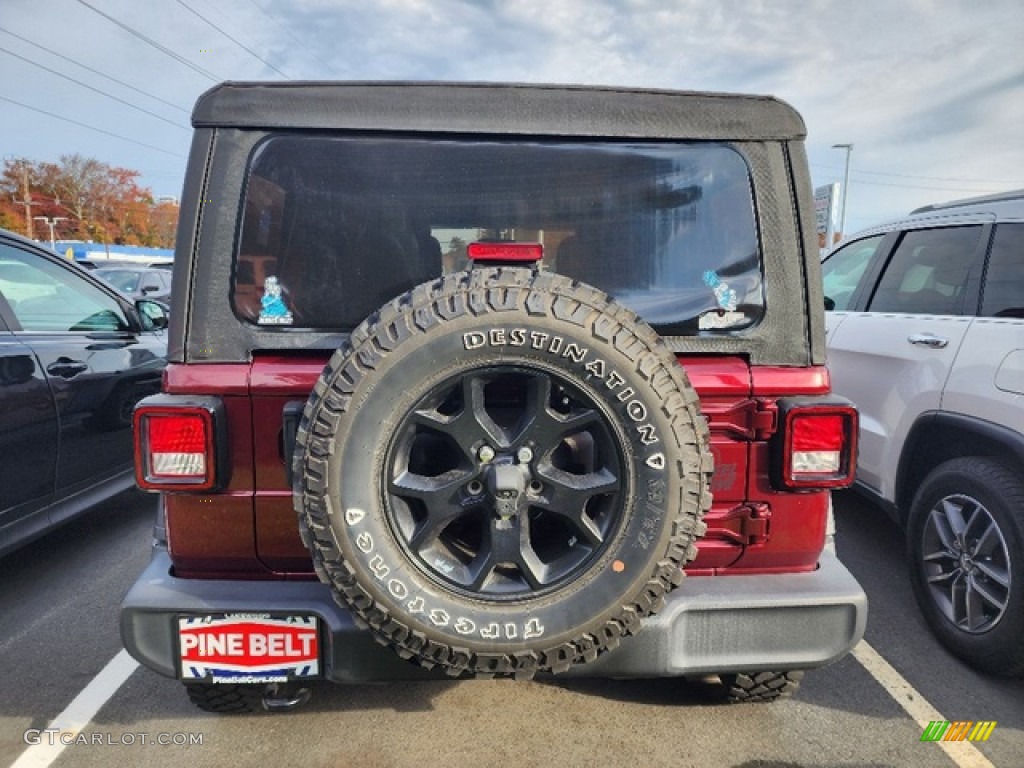 2021 Wrangler Unlimited Willys 4x4 - Snazzberry Pearl / Black photo #4