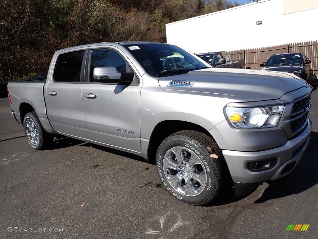 Billet Silver Metallic 2024 Ram 1500 Big Horn Crew Cab 4x4 Exterior Photo #146750683