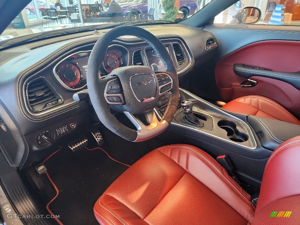 Demonic Red/Black Interior 2023 Dodge Challenger SRT Hellcat JailBreak Widebody Photo #146751390