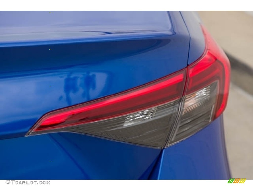 2024 Civic LX Sedan - Aegean Blue Metallic / Black photo #7