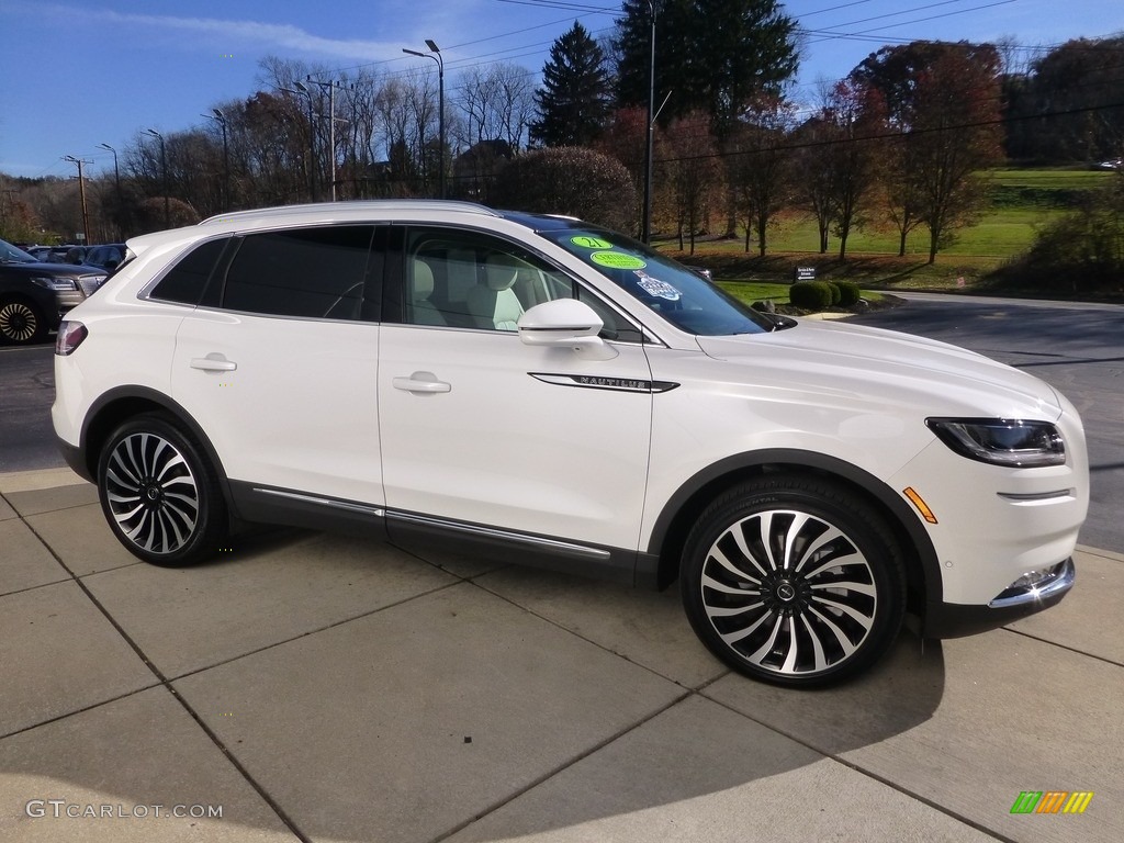 Pristine White 2021 Lincoln Nautilus Black Label AWD Exterior Photo #146751399