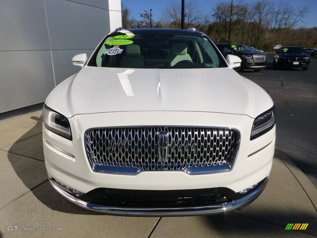 Pristine White 2021 Lincoln Nautilus Black Label AWD Exterior Photo #146751441