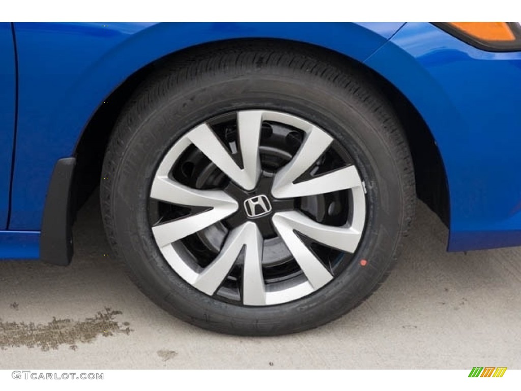 2024 Civic LX Sedan - Aegean Blue Metallic / Black photo #11