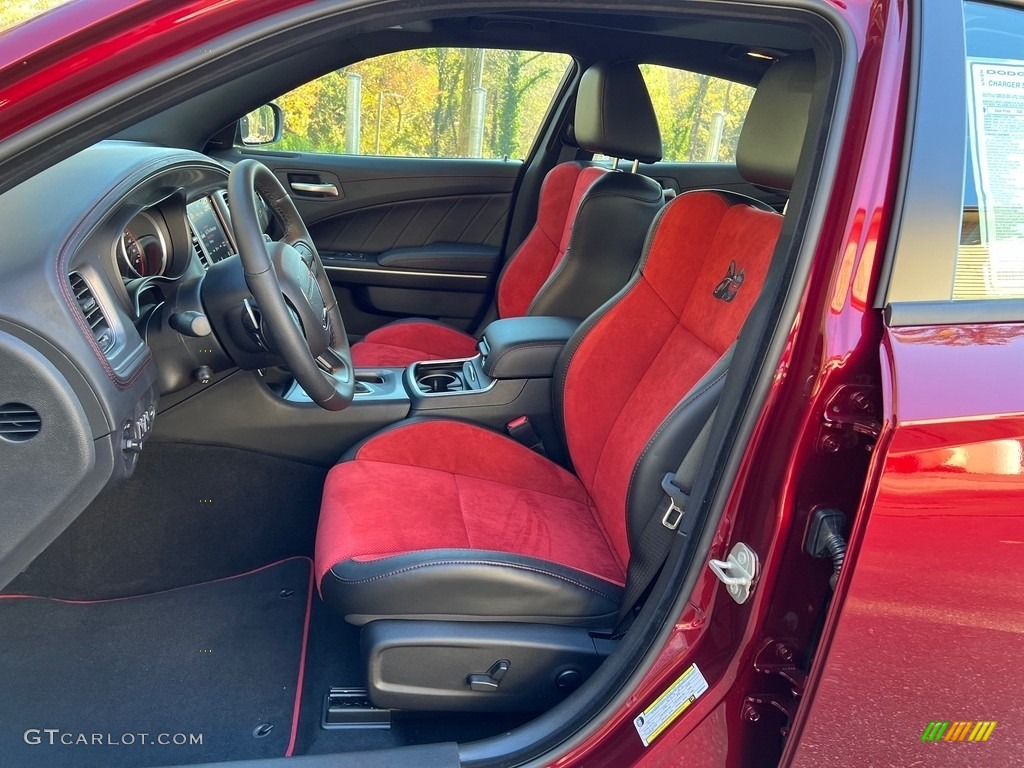 Ruby Red/Black Interior 2023 Dodge Charger Scat Pack Plus Photo #146751564