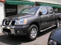 2006 Smoke Gray Nissan Titan LE Crew Cab 4x4  photo #4