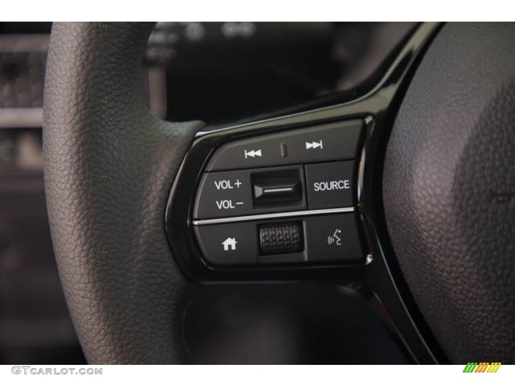 2024 Honda Civic LX Sedan Black Steering Wheel Photo #146751660