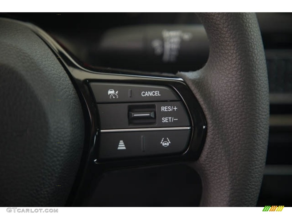 2024 Honda Civic LX Sedan Black Steering Wheel Photo #146751674