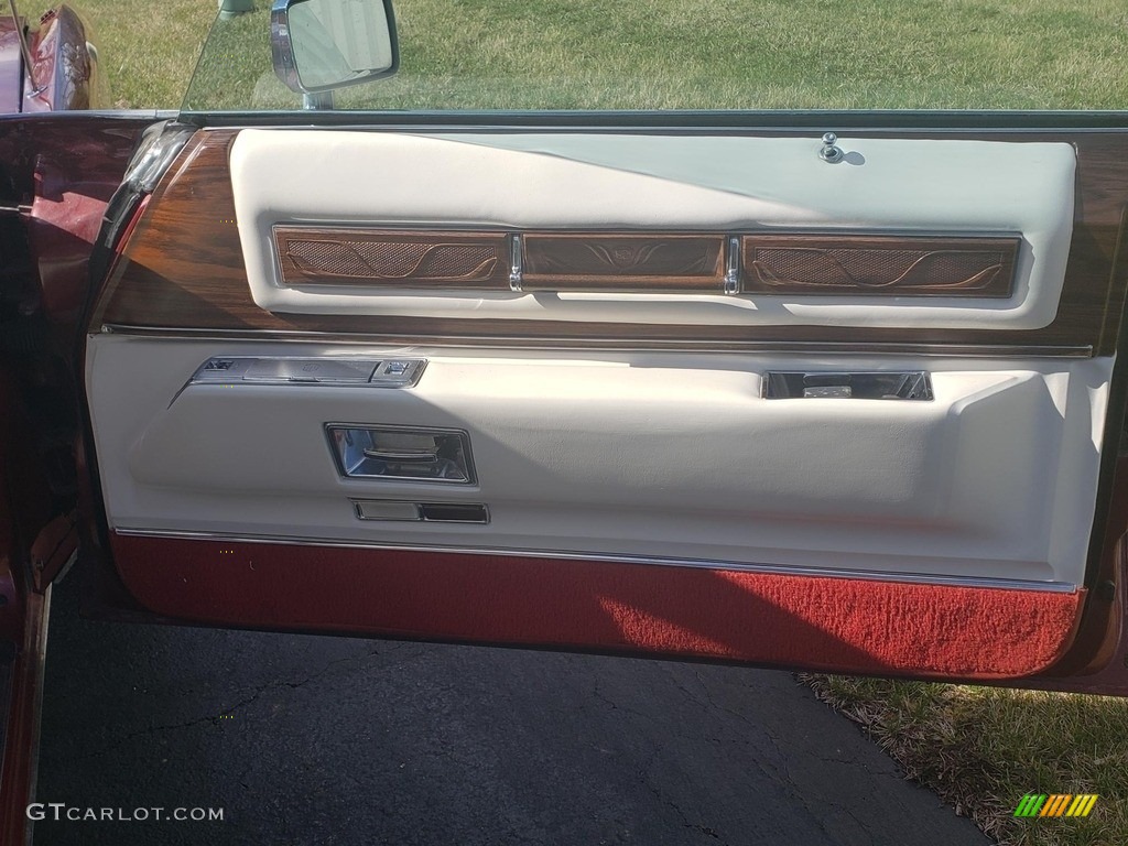 1976 Cadillac Eldorado Convertible White Door Panel Photo #146752017