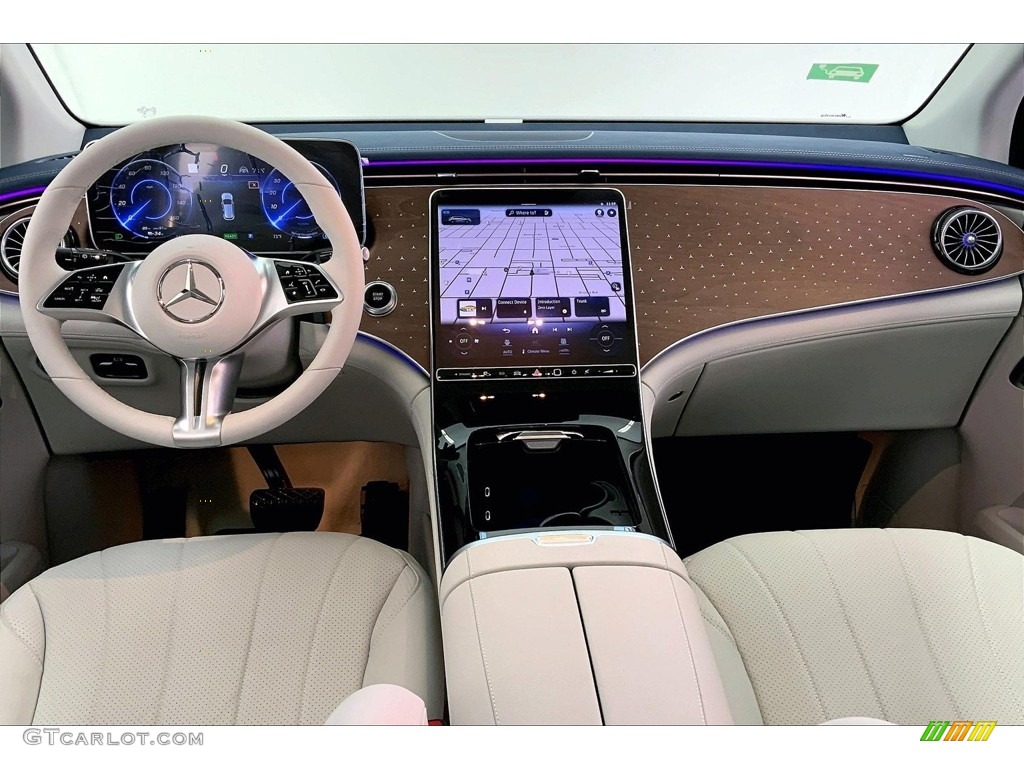 2023 Mercedes-Benz EQE 350+ Sedan Neva Gray/Sable Brown Dashboard Photo #146752356