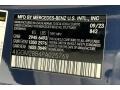  2023 EQE 350+ Sedan Twilight Blue Metallic Color Code 842