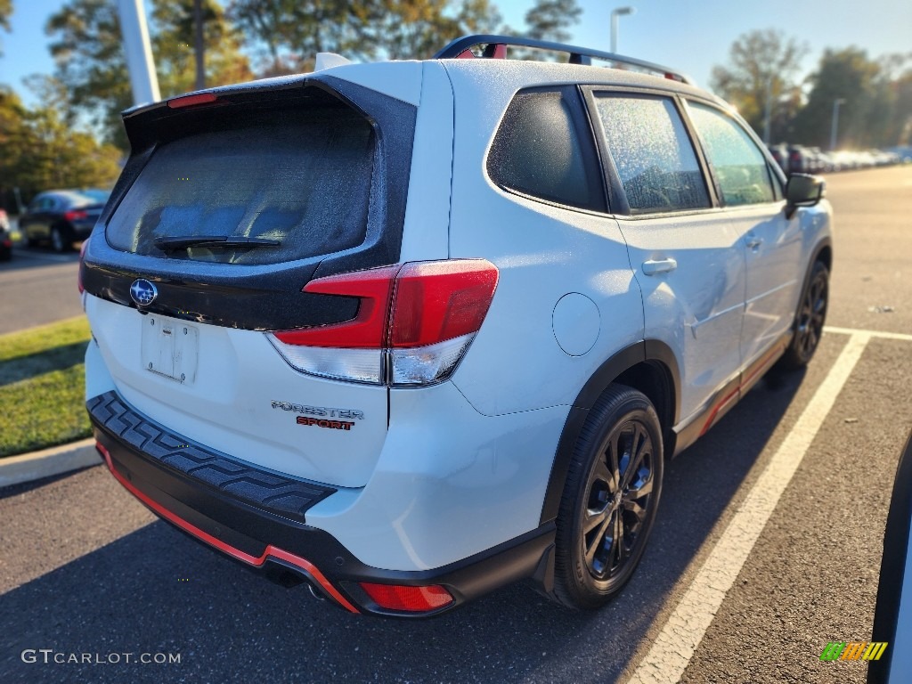 2021 Forester 2.5i Sport - Crystal White Pearl / Gray photo #3