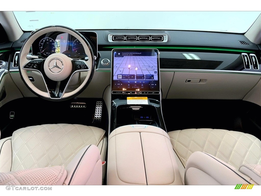 Macchiato Beige/Magma Gray Interior 2024 Mercedes-Benz S 580 4Matic Sedan Photo #146753169