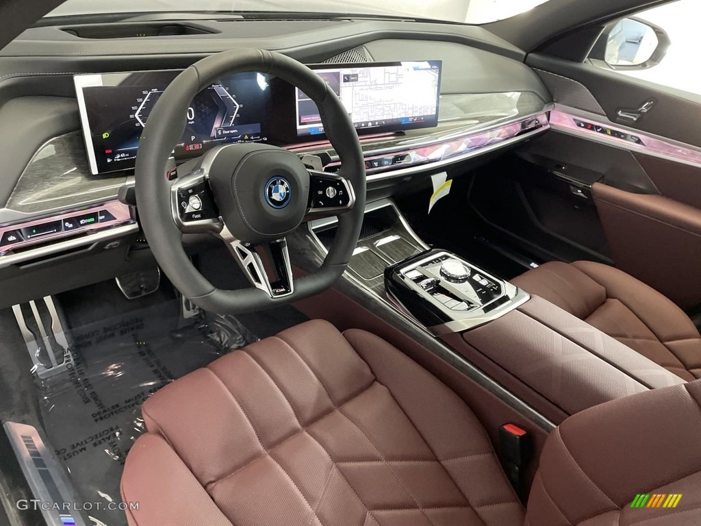 Amarone Interior 2024 BMW 7 Series 750e xDrive Sedan Photo #146753196