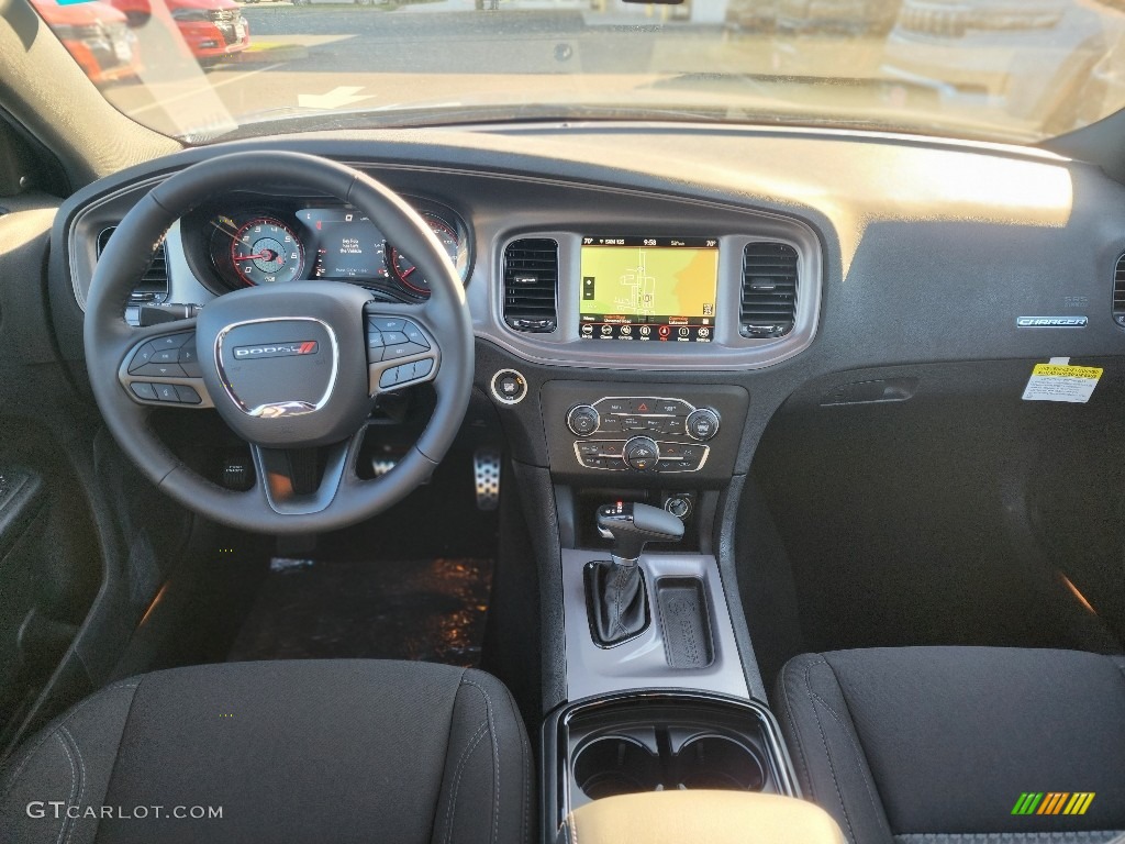 2023 Charger SXT AWD Blacktop - Pitch Black / Black photo #7