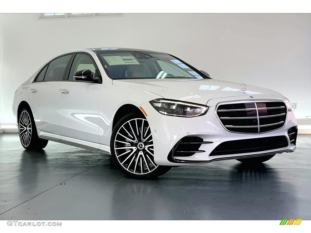 2024 S 580 4Matic Sedan - Moonlight White Metallic / Macchiato Beige/Magma Gray photo #12